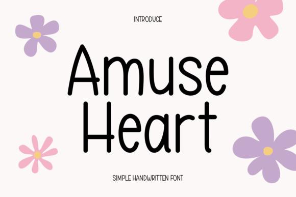 Amuse Heart: A Charming Font for Editorial Design