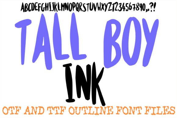 Boost Your Brand with Tall Boy Ink: A Versatile Display Font