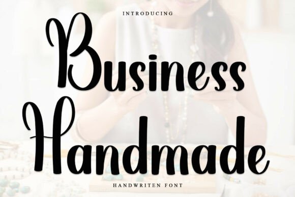 Business Handmade: A Festive and Merry Typeface for Web Design