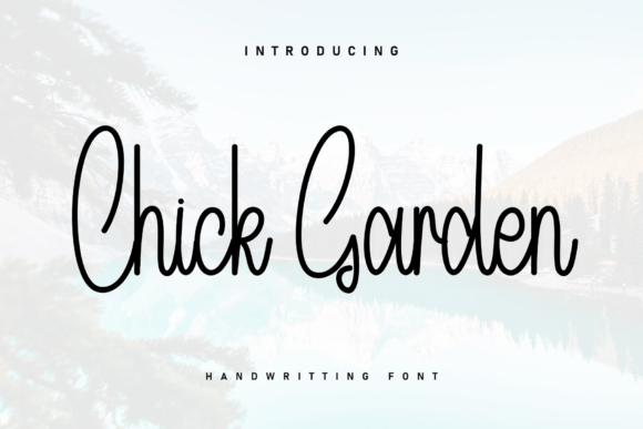 Chick Garden: A Handwritten Font for Engaging Visuals