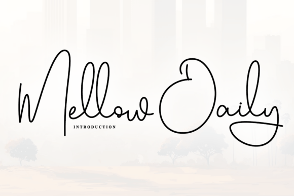 Discover Mellow Daily: A Handwritten Font for Editorial Elegance