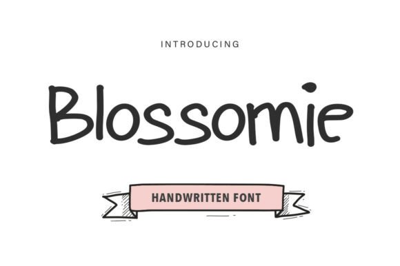 Discover the Charm of Bloomsie: A Handwritten Font for Editors