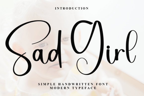 Discovering Sad Girl: A Festive and Merry Font for Editorial Design