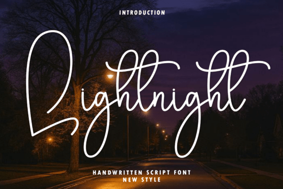 Elevate Your Campaigns with Lightnight: A Modern Script Font