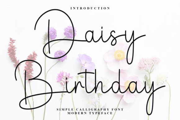 Enhance Your Campaigns with Daisy Birthday Font
