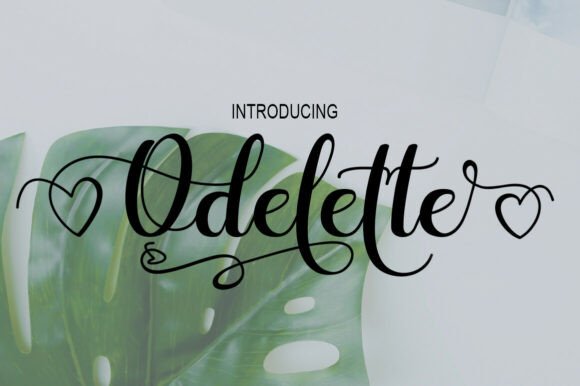 Enhance Your Web Design with Odelette Font