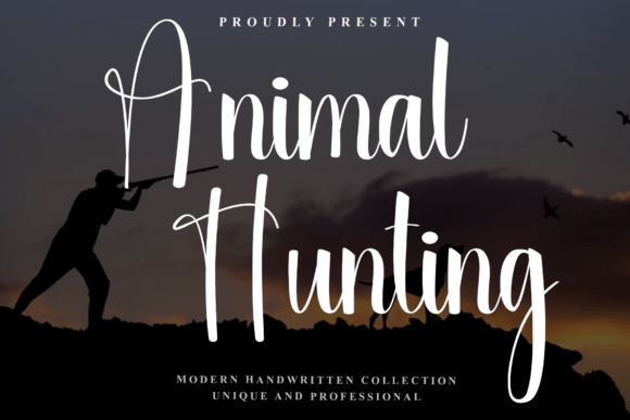 Exploring Animal Hunting: A Bold Script Font