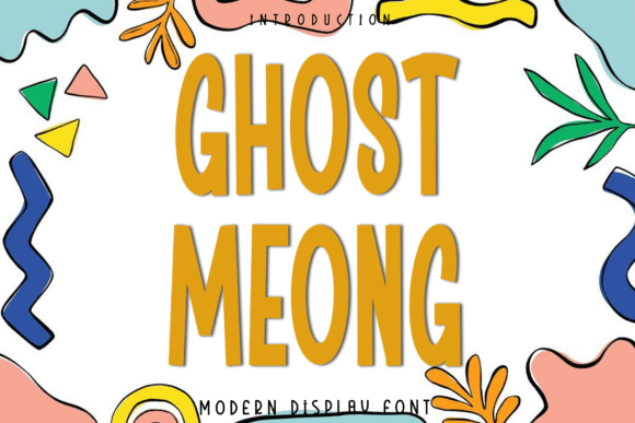 Ghost Meong: A Script Amp Font for Creative Projects
