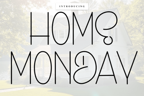 Home Monday: A Sophisticated Script Font for Modern Marketers