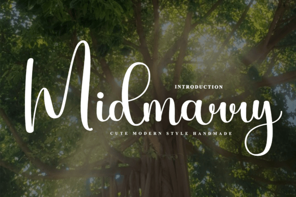 Midmarry: A Script Font for Elegant Web Design