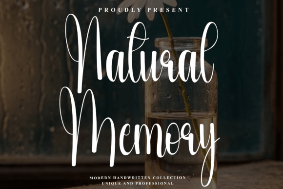 Natural Memory: A Crisp and Elegant Handwritten Font