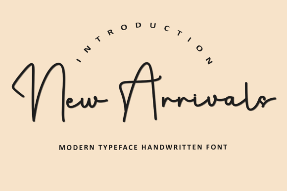 New Arrivals: A Festive Typeface for Editorial Charm
