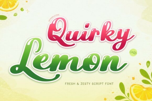 Quirky Lemon: A Playful Font for Your Brand's Personality