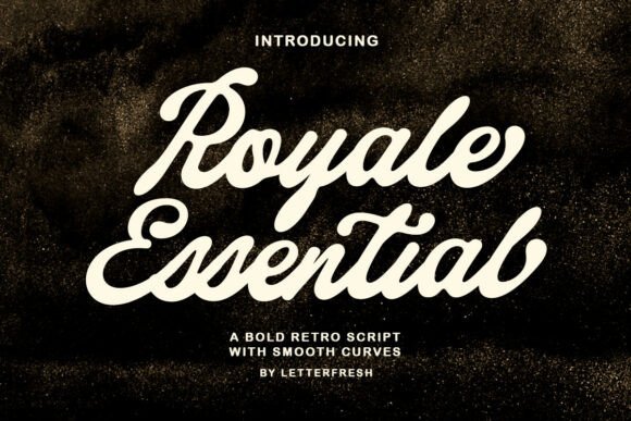 Royale Essential: A Modern Vintage Font for Digital Design