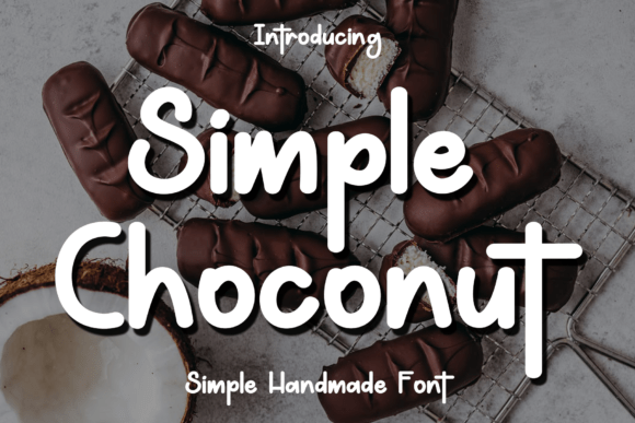 Simple Choconut: A Modern Script Font for Elegant Publishing