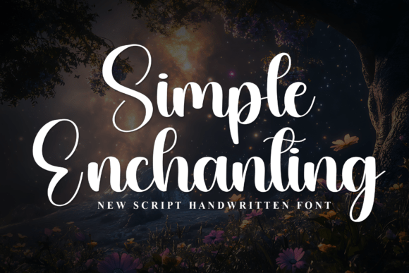 Simple Enchanting: A Versatile Script Font for Web Design