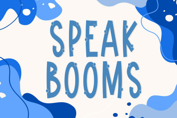 Speak Booms: Elevate Your Brand with a Modern Handwritten Font