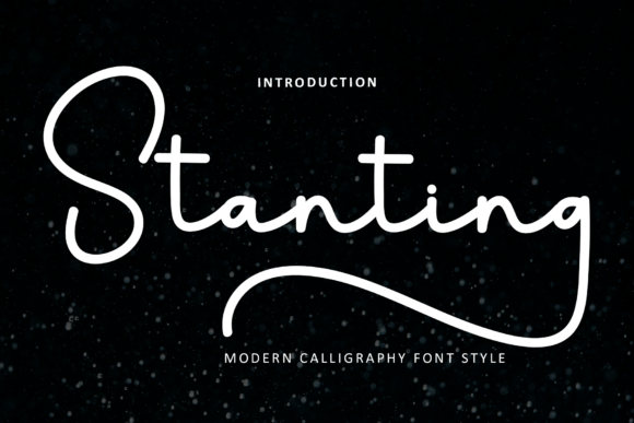 Stanting: A Font for Elegant Handmade Creations