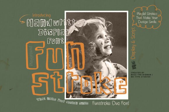 Transform Your Brand with Funstroke: A Playful Font Duo