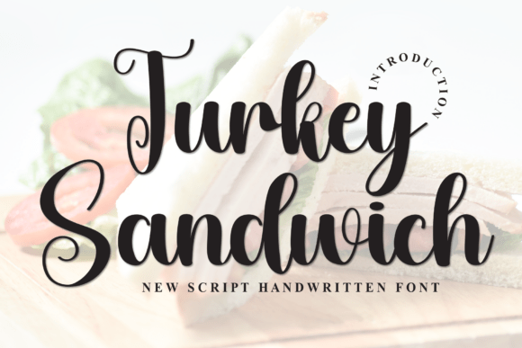 Turkey Sandwich: A Playful Handwritten Font for Web Design